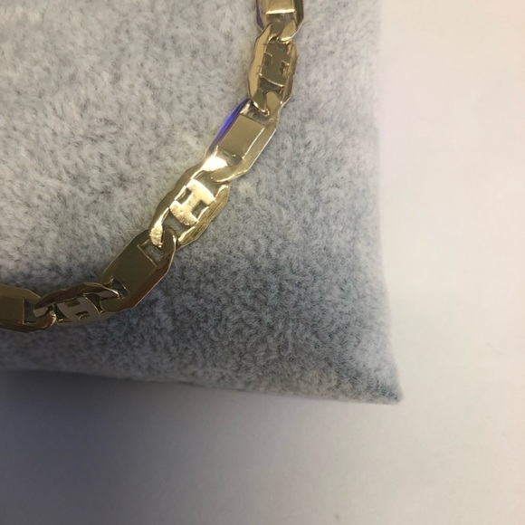 NEW Pretty Bird 18k Yellow Gold Plated Chunky H Link Bracelet - Picture 10 of 10
